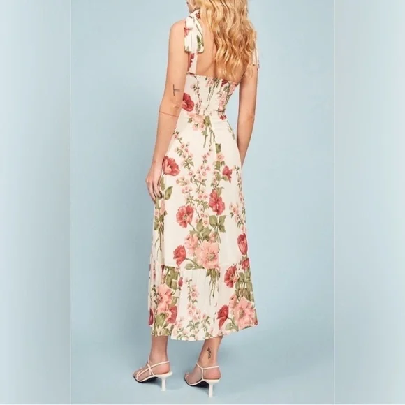 Reformation Nikita Floral Midi Dress 6 - Picture 3 of 8